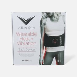 The Venom Back focuses heat and vibration on your core, helping circulate oxygenated blood.