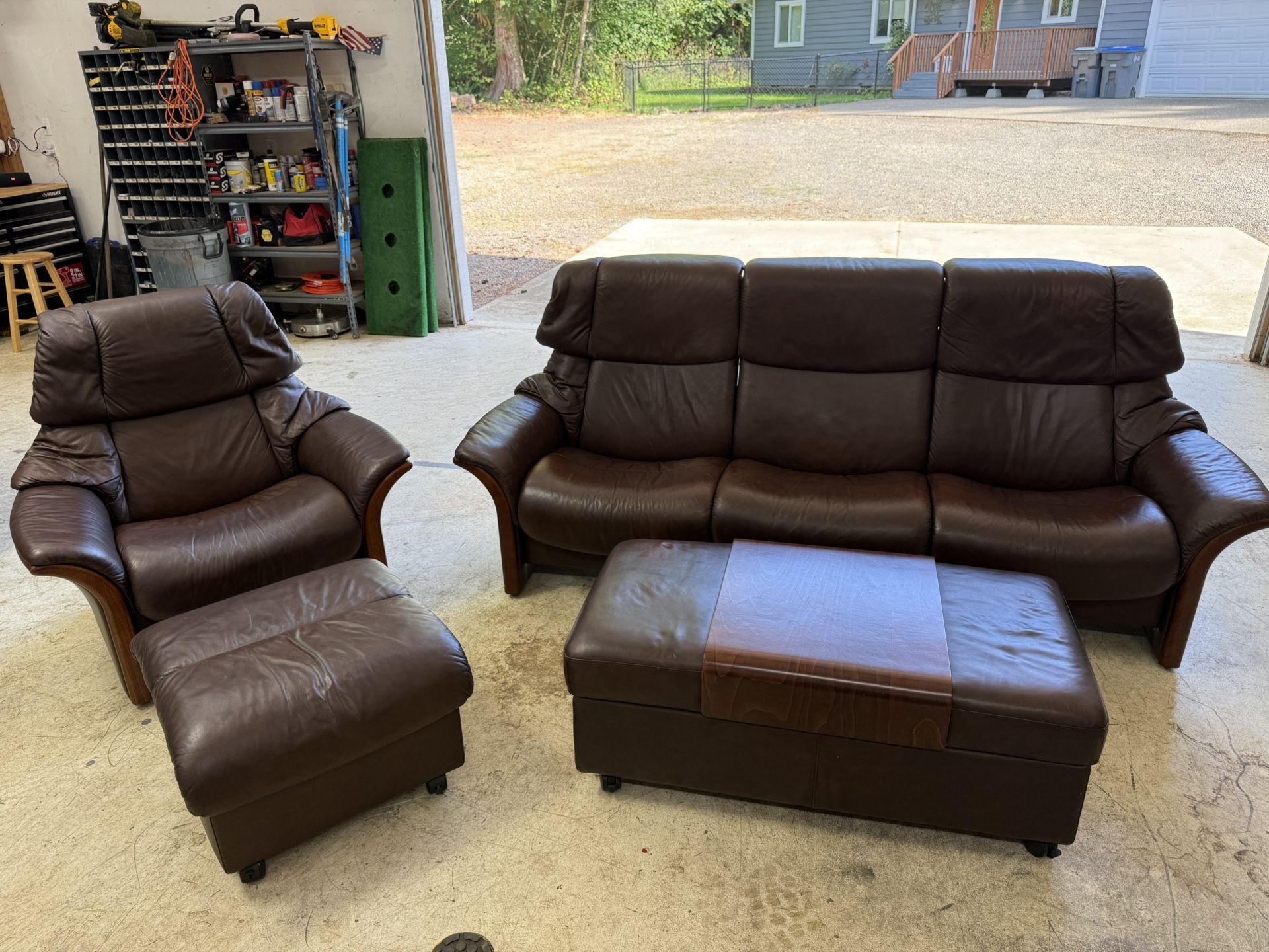 Ekornes Stressless El Dorado Couch and Recliner