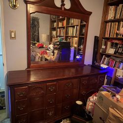 Dresser With Mirror Solid Wood