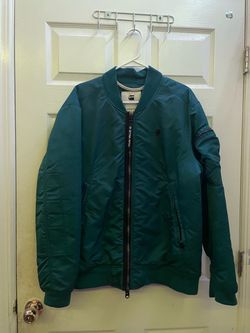 ❄️⭐️G-Star Raw Green Bomber Jacket 41 INCH CHEST, SIZE LARGE