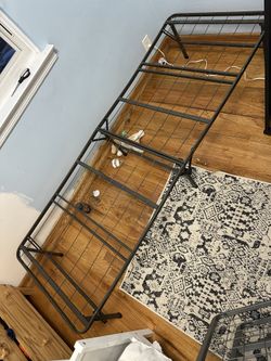 European Twin Folding Metal Bed Frame Sturdy And Great Condition