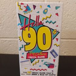 Hella 90's Pop Culture Trivia Game by Buffalo Games - Sealed - NEW