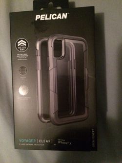 Nib iphone 10 clear pelican case