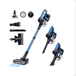 Homgreen TPH09 Cordless Vacuum Cleaner, Powerful Suction Stick Vacuum Cordless Rechargeable With HEPA Filters, Hand Held Vacuum Cleaner For Hard Floor