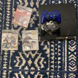 PS3 With Games And 2 Controllers