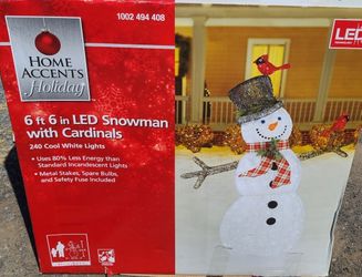 LED Snowman Decoration 6.6 Ft