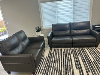 2 Leather Couches