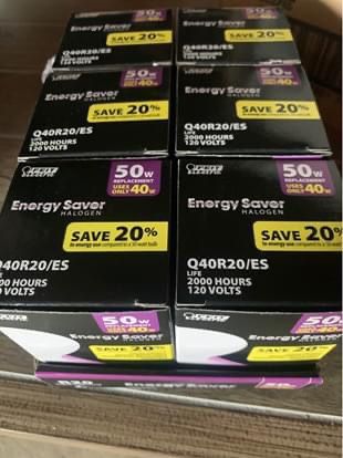 40-Watt Warm White (3000K) R20 Dimmable Energy Saver Halogen Light Bulb (12-Pack)