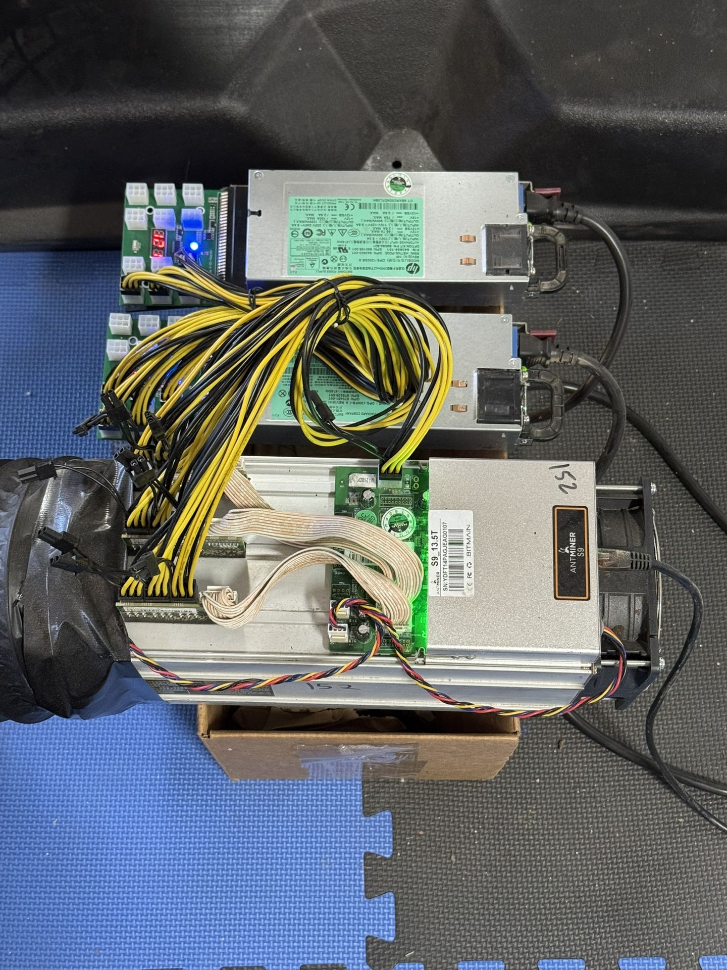 Power Supply Antminer S9 T Bitmain Antminer S9 ASIC Bitcoin Miner TH/s With  APW3 PSU