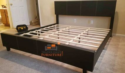 King size bed frame ( available for same day pickup or delivery)