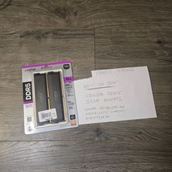 2x 32GB DDR5 6000MT CL30, CL36