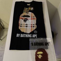 Brand New S Burberry Bape  Shirt