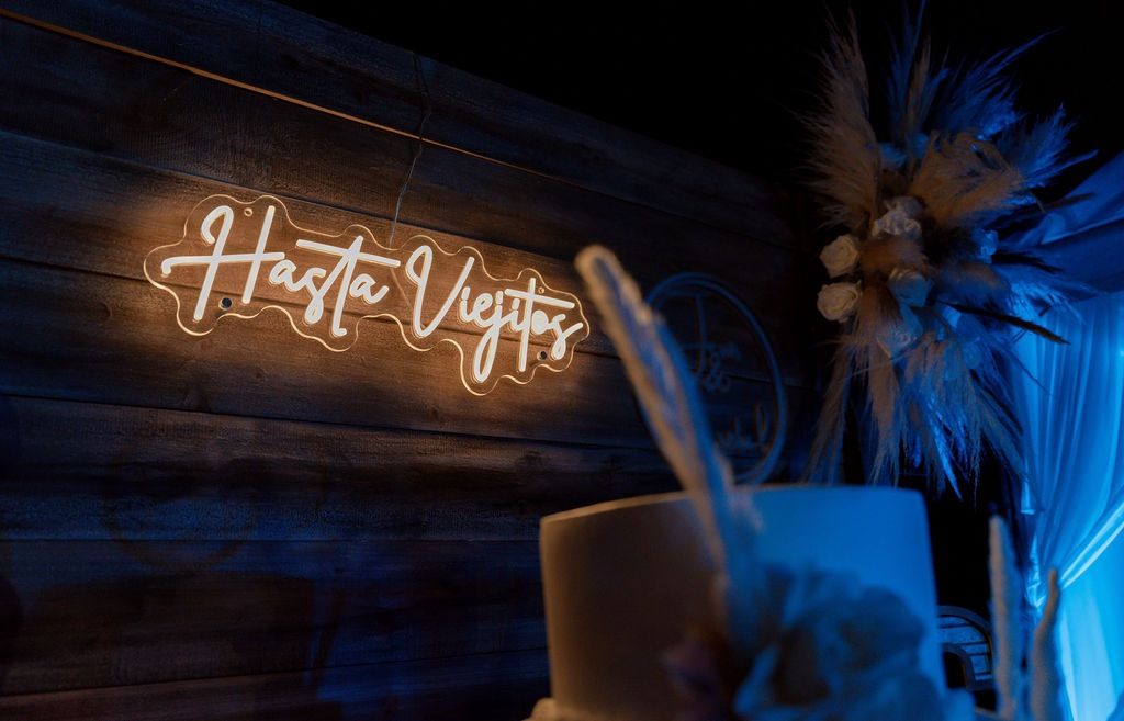 Wedding Neon LED Light “Hasta Viejitos”