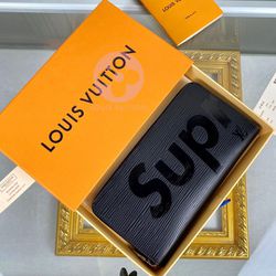 Louis Vuitton x Supreme Card Holder Black