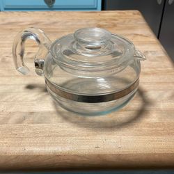 Antique Pyrex Glass Coffee Pot