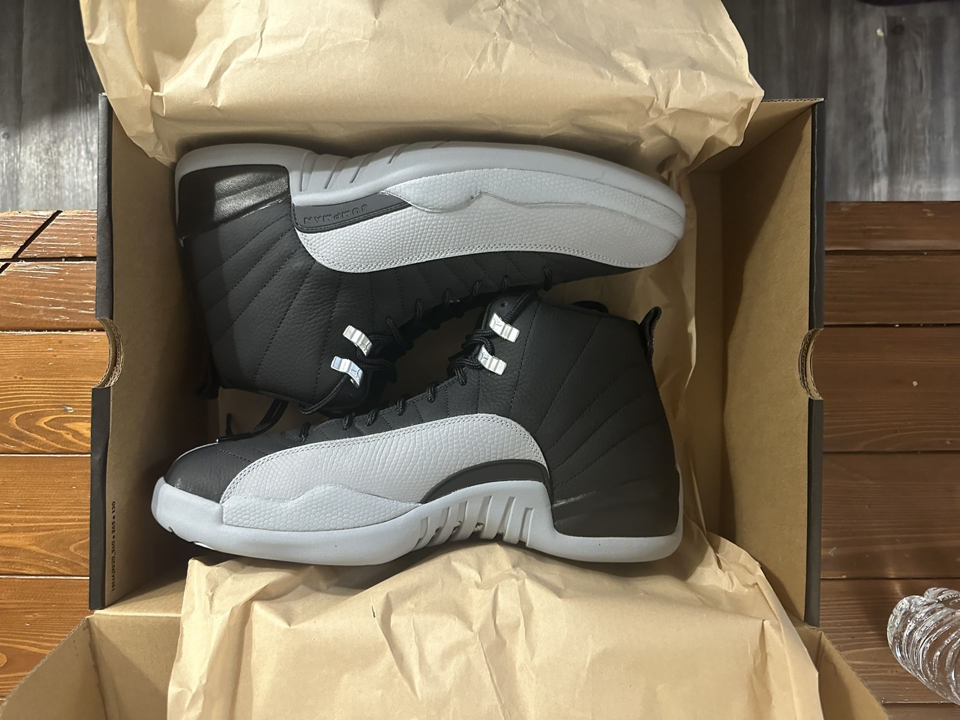 Jordan 12. Black And Gray (Barons)