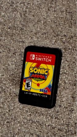 Sonic Mania Nintendo Switch Game Card Working
