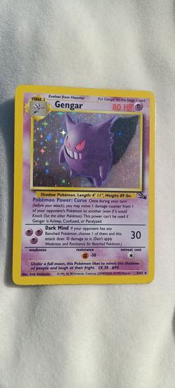 Gengar fossil holo