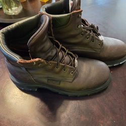 Red WING WORK BOOTS