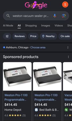 Weston Vacuum Sealer Pro 1100