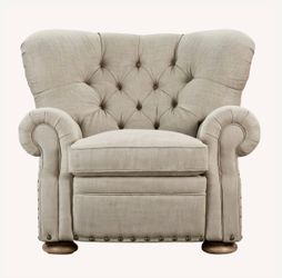Restoration hardware sofa chair beige