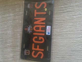 San Francisco Giants metal frame