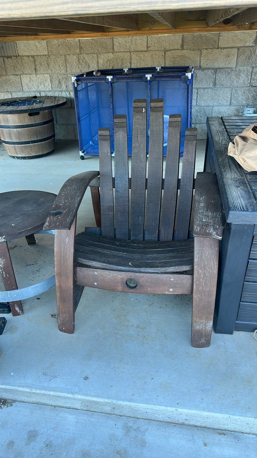 Custom Wood Chairs With A Table