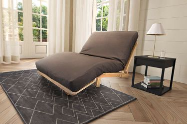 Twin size reclining futon daybed
