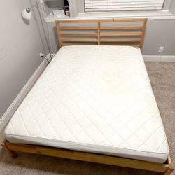 IKEA Queen Bed Set + Mattress + Free Racks