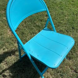 Vintage Folding Metal Chair