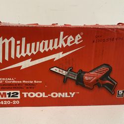 Milwaukee M12 12-Volt Lithium-Ion HACKZALL Cordless Reciprocating Saw (Tool-Only)