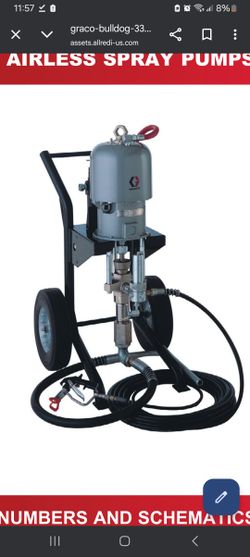 Graco BULLDOG AIRLESS Zinc Coating Sprayer