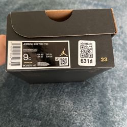 Jordan 4 Retro Navy/black (TD)