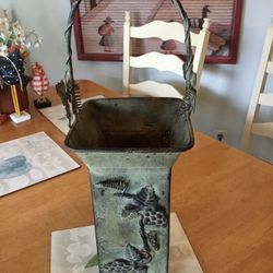 Metal Wine or Flower Container