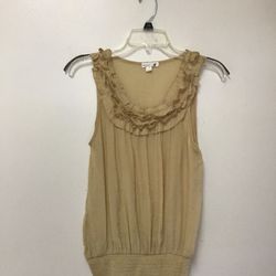 Women’s MINE (Anthropologie) Cotton/nylon sleeveless top… Size- Small