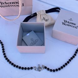 Vivienne Westwood Saturn Beaded Choker