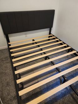Queen bed frame.