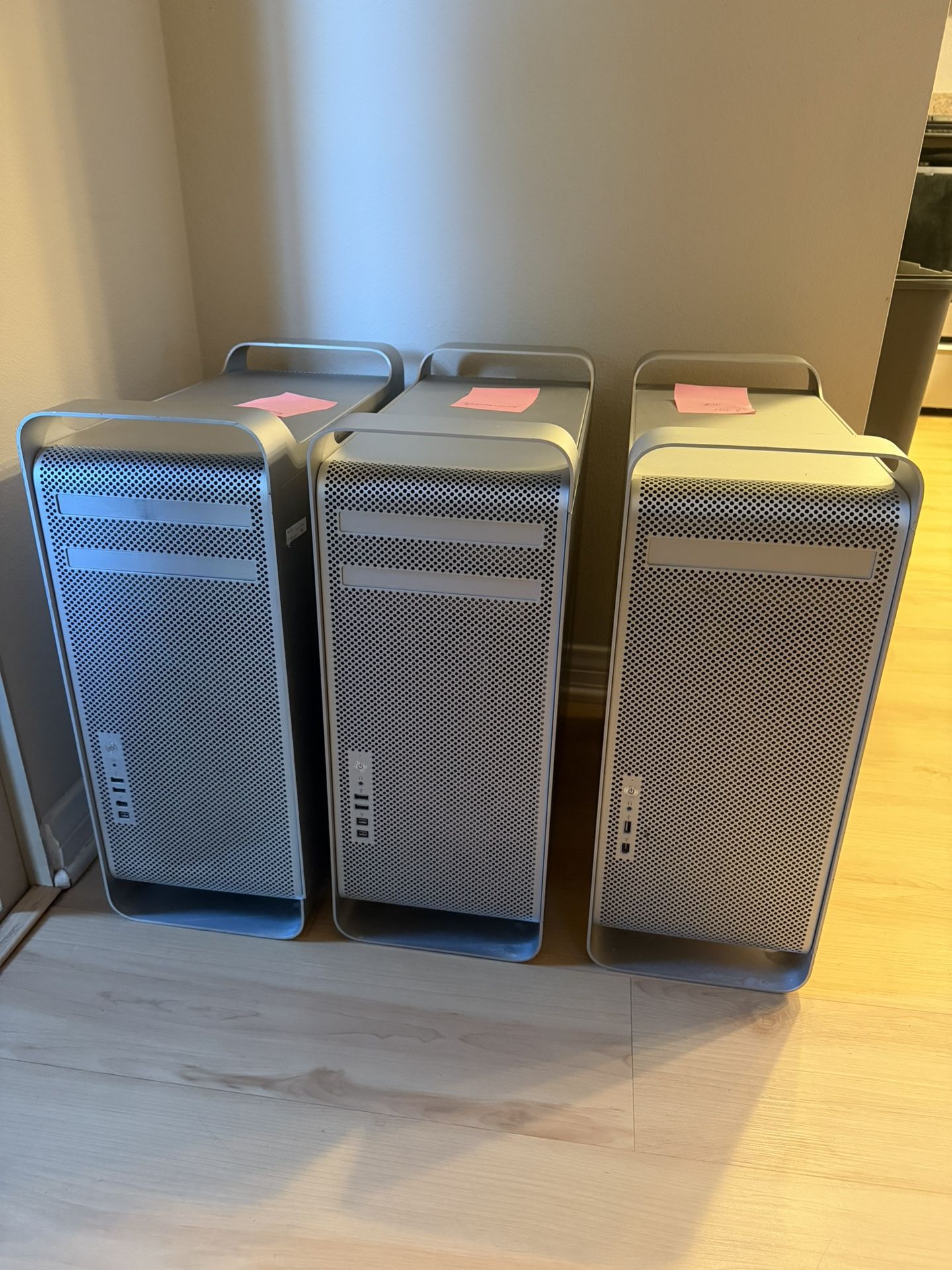 Apple Mac Pros of different generations