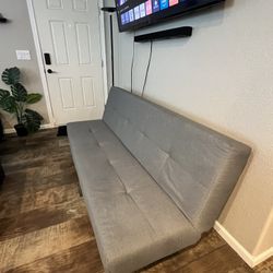 Grey Futon Couch Bed