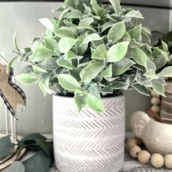 Flower Pot And Greenery Decor