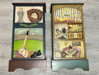 3D Kids bedside table - 1 boy 1 girl