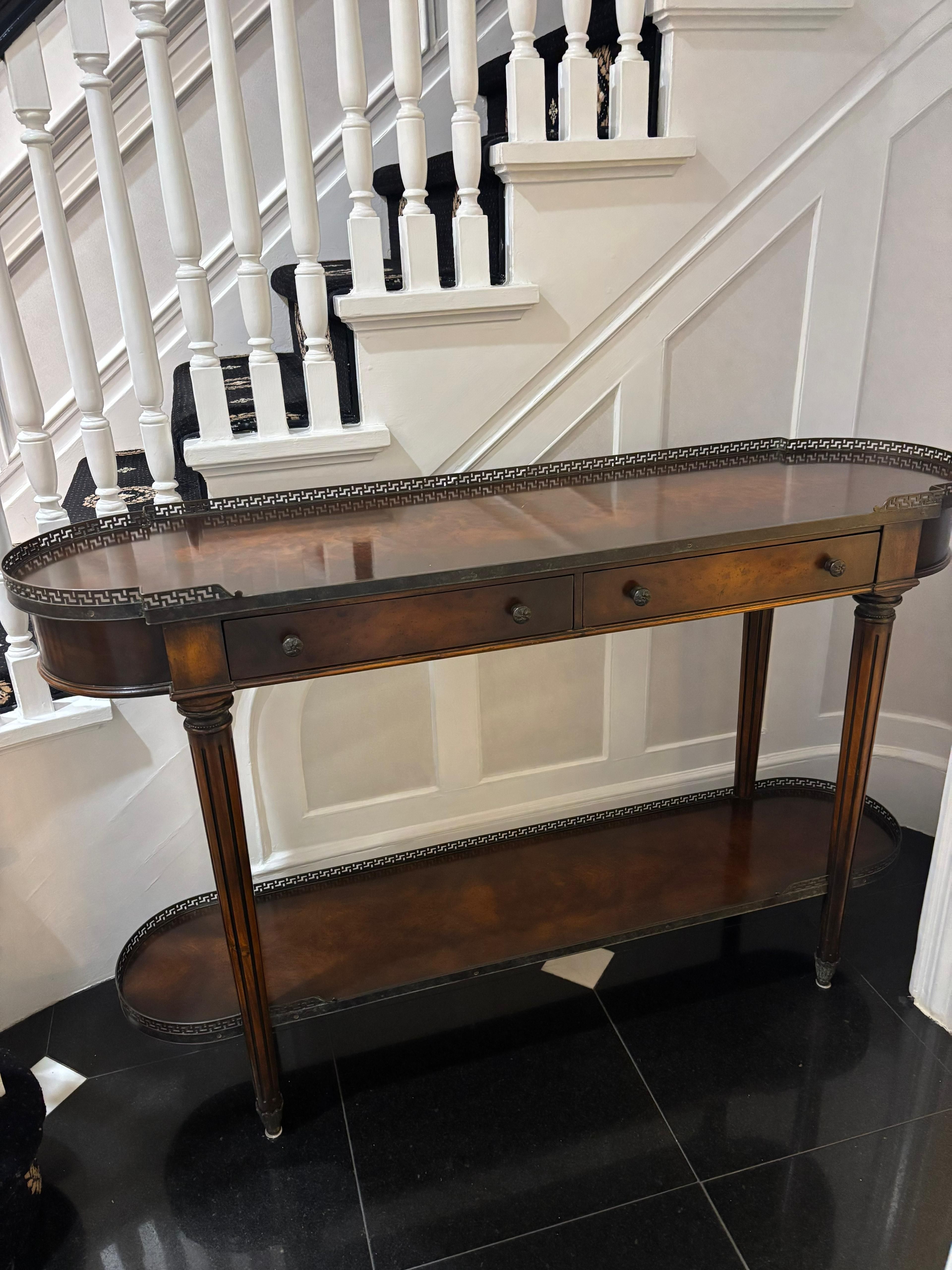 Louis XVI style console table
