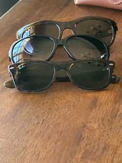 Coach and Ray Ban used frames