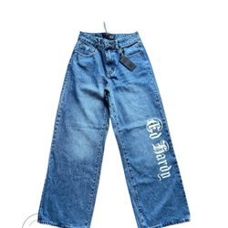 Ed Hardy Wide Leg Jeans 