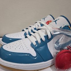 Jordan 1 Low SE Barcelona Cyber Teal Size 12
