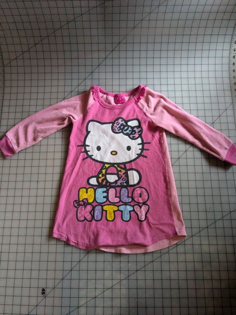 Hello Kitty Fleece Nightgown Long Sleeve 6