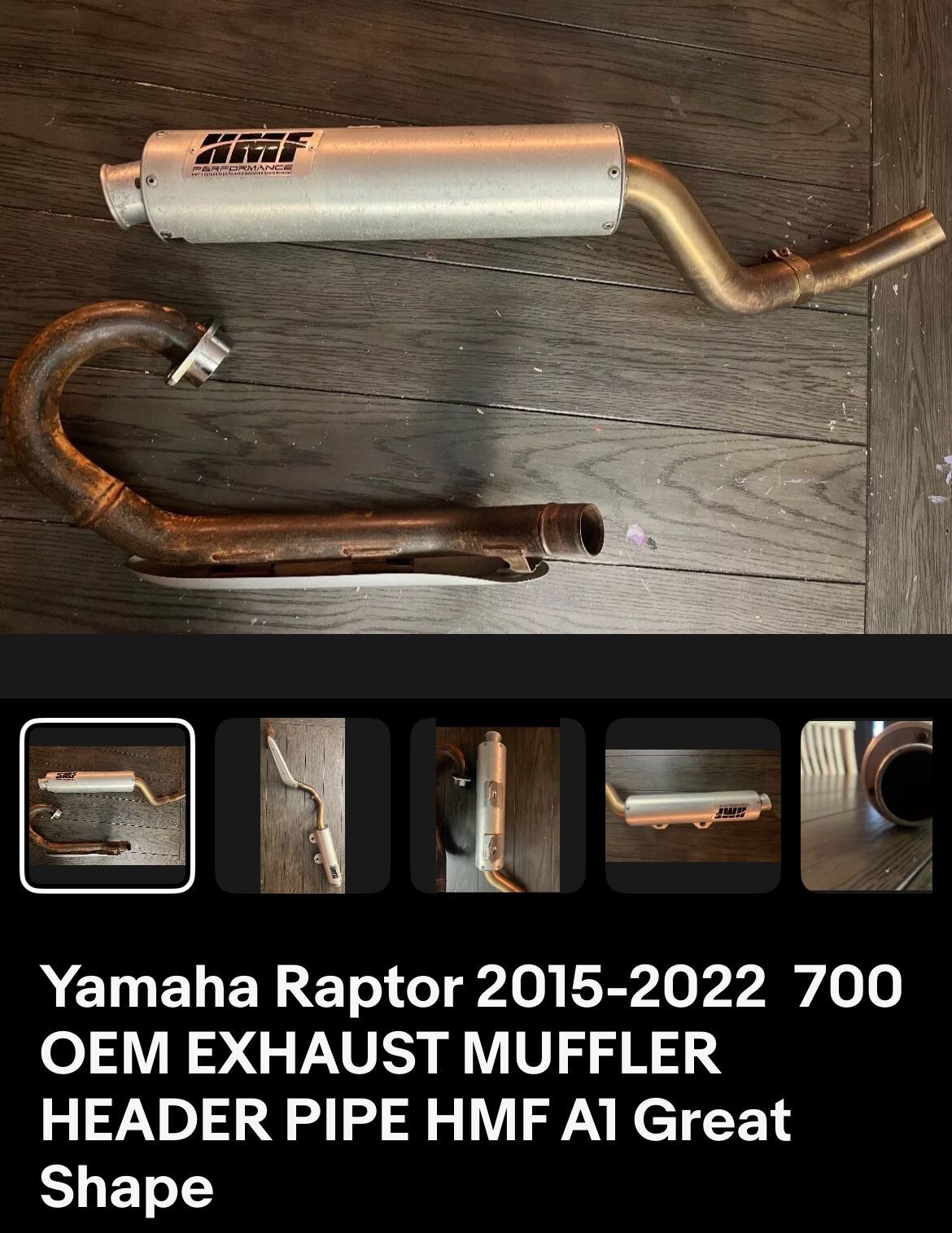 700 OEM Exhaust Muffler 2015-2022 Yamaha Raptor