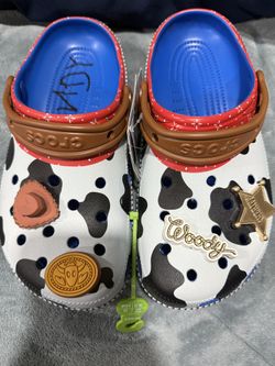 Crocs Sheriff Woody Classic Clog Size 6M/8W Disney Pixar Toy Story Cowboy
