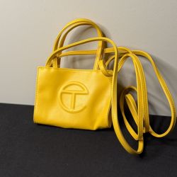 Telfar Small Shopping Bag — Yellow (Like New / Gently Used) 💛