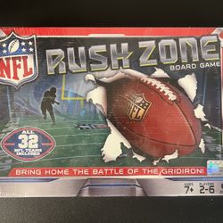 2015 NFL Rush Zone Board Game All 32 Football Teams New Sealed